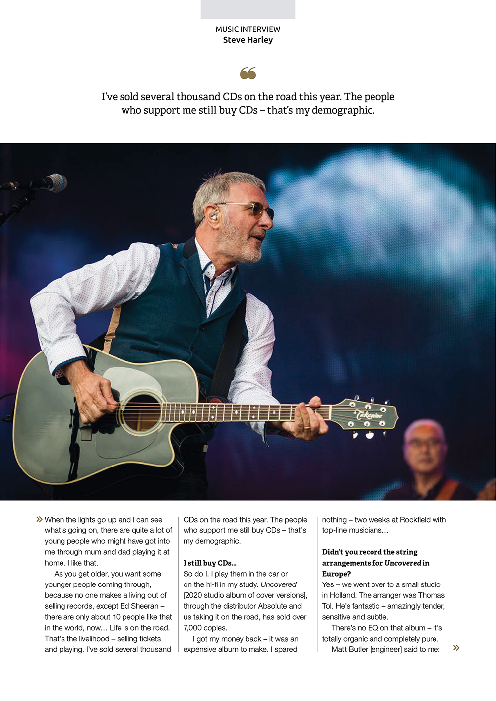 Steve Harley Interview - HiFi+ Magazine